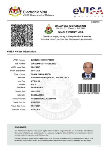 Malaysia-E-visa