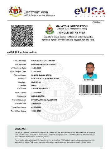 Malaysia-eVISA-Certificate  SALAM-MD-ABDUS page-0001 (1)